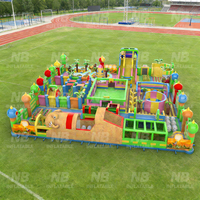 Parcours d'obstacles gonflable NB pour enfants et adultes, aire de jeux extérieure, château gonflable, parc d'attractions, matériau PVC, Max