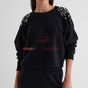 Sudaderas de Invierno Transpirables de Manga Larga para Mujer, Personalizables, de Alta Calidad, Hechas de Poliéster y Algodón, en Oferta - Product Image 1