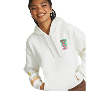 Sudadera con Capucha Personalizada para Mujer, con Logotipo Frontal, de Algodón Ecológico, para Invierno - Venta al Por Mayor - Product Image 2