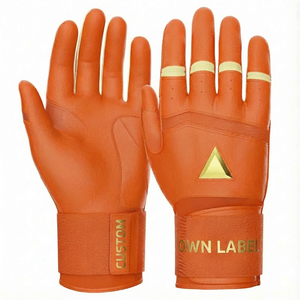 Gants de frappe de baseball en gros OEM, prix de gros, marque personnalisée, support de poignet, design confortable, qualité professionnelle, gants de frappe de softball - Product Image 5