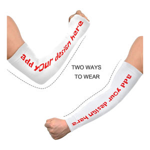 Personnalisé femmes hommes été extérieur course sport Protection UV refroidissement bras manches crème solaire bras couverture avec trou pour le pouce 5.01 Rev - Product Image 4