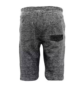 Pantalones cortos de LICRA de rizo formal de punto de algodón 100% para hombre, pantalones cortos de cintura media pintados ecológicos con cordón y cremallera, pantalones cortos sólidos - Product Image 3