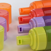 Vente en gros de bouteilles moussantes en plastique PET personnalisées 100ml 150ml 200ml bouteille en mousse avec pompe à mousse nettoyant pour le visage rechargeable articles chauds