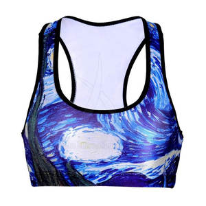 Nuevo Sujetador Deportivo Sublimado para Adultos, Ajuste Delgado, Hecho a Medida, Alta Calidad, Transpirable, Soporte Ligero - Product Image 3