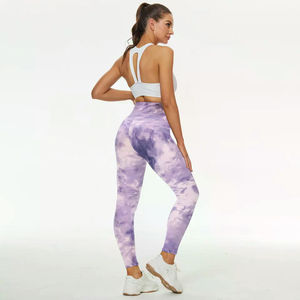 Lupin feutre en gros femmes sport serré Leggings vente chaude vêtements de sport sans couture Leggings course Fitness Yoga pantalon Leggings - Product Image 3