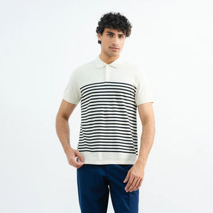 Jersey de verano de alta calidad, a la moda de manga corta Tops, estampado moderno básico para hombres, polos de ajuste Regular de verano - Product Image 1