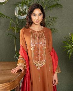 ชุดเดรสปาร์ตี้สไตล์อินเดียชุดเดรสผ้าเรยอนจากปากีสถาน - Product Image 3