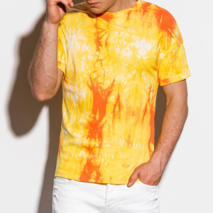 2026 Plus Size Summer New Tie Dyed T-<b>Shirt</b> 100% Cotton <b>White</b> Solid T <b>Shirt</b> Men Causal O Neck <b>Short</b> <b>Sleeve</b> Tie Dyed T-<b>Shirt</b> - Product Image 6