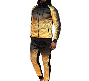 Survêtement à manches longues de haute qualité pour hommes survêtement à sublimation confortable à la mode avec taux réglable - Product Image 3