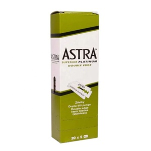 ใบมีดโกนหนวดแบบสองคม Astra Platinum 100 ใบ 20 x 5 - Product Image 4