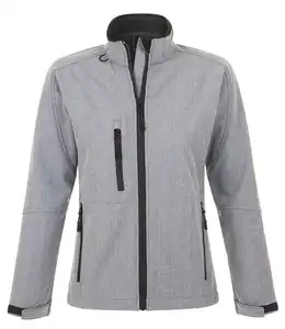 Poliéster/Spandex Soft Shell casacos personalizados caminhadas ao ar livre casacos Soft Shell casacos dos homens respirável impermeável