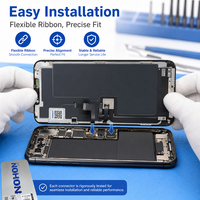NOHON LCD-Bildschirm für iPhone 11 Pro Max 6,5 Zoll TFT-Display Touch-Digitizer-Baugruppe FHD+ Ersatz-Reparaturteile-Set Getestet