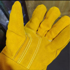 Gants de soudure en cuir de la meilleure qualité, résistants à la chaleur et au feu - Product Image 3