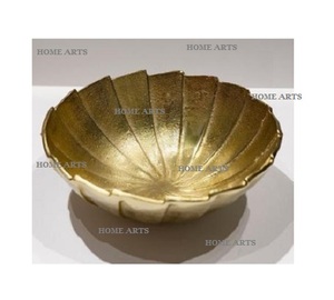 Bol à dessert en aluminium à 2 étages, dernier design, couleur or, bol à chocolat au meilleur prix - Product Image 3