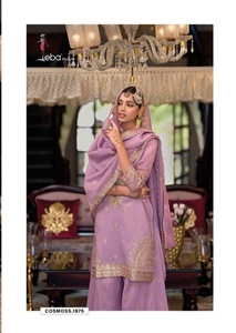 Traje Salwar con Bordado Especial para Eid, Moda Femenina, Fabricante de Surat, Compra en Línea, Suministro al por Mayor en India - Product Image 6