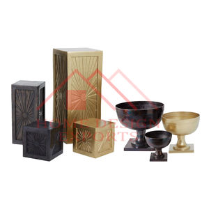 Venta caliente Urnas de metal Maceta Jarrones Aluminio Trofeo Urnas Centros de mesa para bodas y jardines - Product Image 3