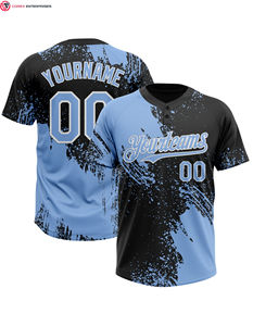 Camisetas de softball de dos botones Premium Ropa de béisbol y softbol Camisetas de béisbol de secado rápido para mujeres - Product Image 3