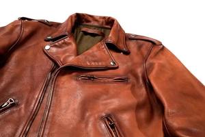 Blouson en cuir véritable de qualité supérieure pour homme, style motard, col montant, fermeture éclair, idéal pour l'automne et l'hiver, vente en gros - Product Image 4