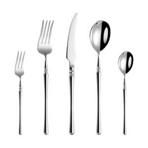 Juego de cubiertos de metal de alta calidad para bodas, Navidad, restaurante, Hotel, uso a precio asequible - Product Image 1