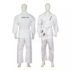 Uniforme de karaté personnalisé avec logo pour hommes, costume d'arts martiaux de haute qualité, doux et confortable, par Elegant Sports - Product Image 2