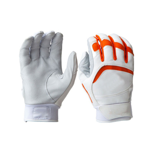 Guantes de bateo de béisbol cómodos y duraderos con ajuste personalizado y muñequeras ajustables para un mejor agarre - Product Image 5