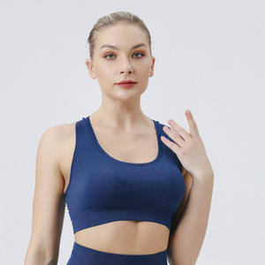 Vêtements de sport personnalisés pour femmes, soutien-gorge de yoga, séchage rapide, haut court extensible ultra doux pour l'entraînement et la course à pied, vente en gros - Product Image 1