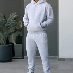 Conjunto de chándal personalizado para hombre al por mayor con logotipo, pantalones deportivos y sudadera con capucha para compradores al por mayor - Product Image 5