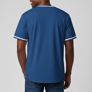 Camiseta de Béisbol Corta de Sublimación Personalizada al por Mayor, de Alta Calidad, Precio Económico, Ligera, Transpirable y de Ajuste Atlético - Product Image 6