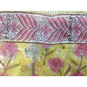 Sarong à fleurs sauvages imprimé par technique spéciale - Product Image 1
