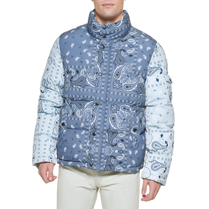 Chaqueta acolchada ligera de último diseño, chaqueta de hombre de marca personalizada y resistente al agua de cara completa - Product Image 5