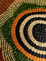Napperon en jonc de mer avec motif d'étoile Produits écologiques Fabriqué au Vietnam Napperon Décoration de table en gros