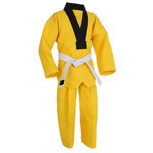 Uniforme de Taekwondo professionnel respirant de haute qualité coton meilleur prix abordable conception personnalisée uniforme de Taekwondo Dobok - Product Image 1