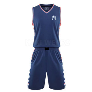 Uniformes de basket-ball sans manches confortables et respirants, grande taille, haute qualité, légers, séchage rapide, 100% polyester - Product Image 1