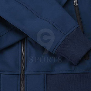 แจ็กเก็ตน้ำหนักเบาของผู้ชายเสื้อแจ็คเก็ตผ้าซอฟต์เชลล์สำหรับฤดูหนาวคอตั้งดีไซน์ล่าสุด - Product Image 6