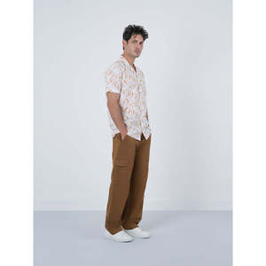 Chemise décontractée pour homme MISAKO à imprimé floral, 100% coton popeline, coupe ajustée, respirante, tailles XL à 6XL - Product Image 3