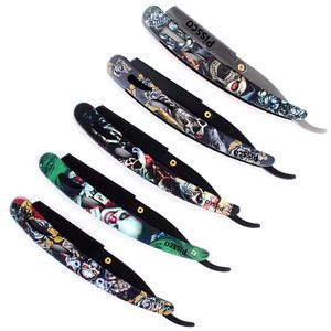 Navaja de Afeitar Recta para Barbería, Cuchilla de Afeitar para Cortar el Cabello, Cuchilla Intercambiable, 1 Unidad - Product Image 4