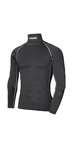 Ice Hockey Base Layer Clothing Anti-cutting <b>Suit</b> Black Breathability Underwear Protection High Neck Jersey 100% Plus Size - Product Image 3