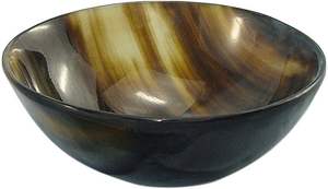 LINKIND WATERS BOL EN CORNE DE BUFFALO POUR SERVIR LES ALIMENTS Bol en corne décoratif UNIQUE pour centres de table Bol en corne durable - Product Image 3
