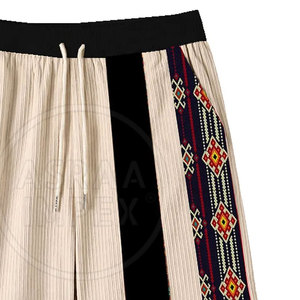 Pantalones Cortos de Baño para Hombre Más Vendidos, 100% Algodón, Color Sólido, Servicio OEM Personalizado - Product Image 6