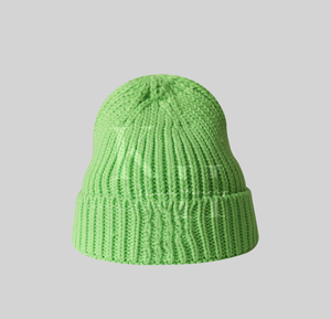 Gorro de mezcla de lana transpirable cálido, gorro de punto elástico para exteriores, ropa de invierno, gorros de textura suave - Product Image 5