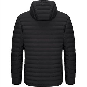 Blousons bombardiers à la mode pour hommes hiver chaud imperméable respirant extérieur léger Streetwear personnalisé grandes tailles pour hommes - Product Image 2