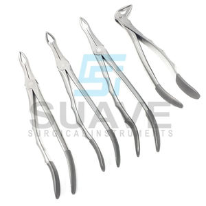 Juego de fórceps de extracción de dientes dentales de alta calidad de acero inoxidable por SUAVE SURGICAL INSTRUMENTS - Product Image 1