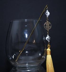 Artisan Made Buffalo Horn Hair Sticks Luxe Cow & Ox Horn Hair Pins para opciones de accesorios de moda atemporales - Product Image 3