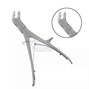 Echlin Lot d'instruments de chirurgie orthopédique 23cm Pinces Rongeur avec pince chirurgicale en os de bec de canard - Product Image 1