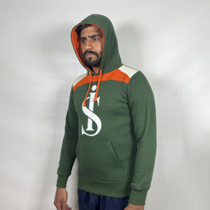 Vente chaude couleur personnalisée à manches longues hommes sweats à capuche Logo personnalisé hommes pull à capuche pour l'hiver porter des sweats à capuche de base - Product Image 3