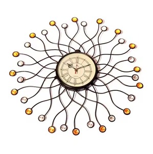Fancy Home Decor Iron Wall <b>Clock</b> with Big Dial Latest Design Hanging Metal Wall <b>Clock</b> for Living Room Use Wall <b>Clock</b> - Product Image 6