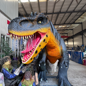Modèle de <span class=keywords><strong>dinosaure</strong></span> mécanique animatronique d'intérieur électrique pour parc d'attractions centre commercial aéroport public parc d'aventure métal - Product Image 3