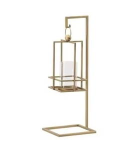 โคมไฟโบราณตกแต่งโลหะแบบใหม่ พร้อมห่วงแขวน โคมไฟตกแต่งคริสต์มาสแบบพกพา - Product Image 4
