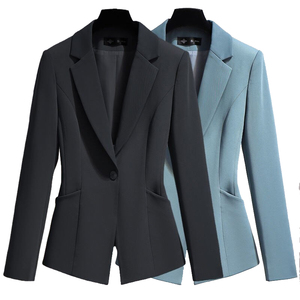 2022 nouveauté dames costume Blazers dames femmes imprimer à manches longues moyen Long costume femmes lâche costume décontracté - Product Image 6