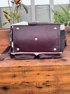 Bolsa de pañales de marca personalizada de cuero de vaca, pequeño vaquero occidental, accesorios para bebés, regalo de embarazo, regalo para Baby Shower, recién nacido - Product Image 4